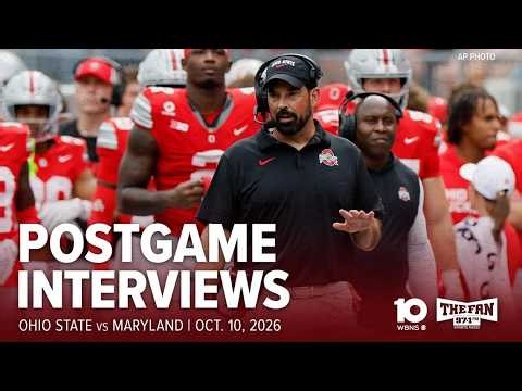 Ohio State vs. Maryland postgame interviews