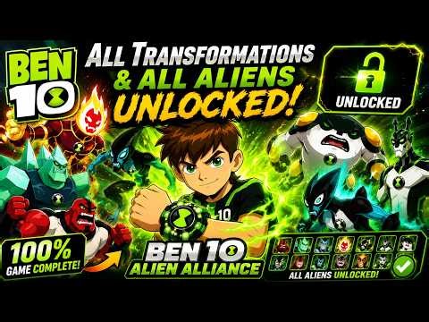 Ben 10 All Transformations Unlocked Gameplay 🔥 Alien Force Full Showcase