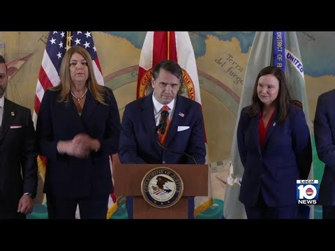 Acting U.S. Attorney General Todd Blanch announces Castro's indictment