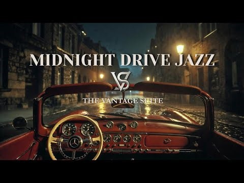Luxury Classic Car ASMR Jazz Drive in the Rain | Smooth Jazz Ambience for Deep Focus
