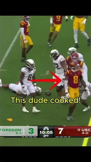 Dante Moore Carted Off After Targeting Hit vs USC 🙏