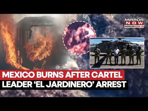 MEXICO BURNS: Drug Kingpin El Jardinero's Arrest Sparks Violence, Shops Burnt, Highways Closed