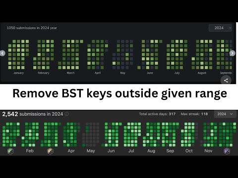 Remove BST Keys Outside Given Range | Recursion | Tree Modifications | GFG
