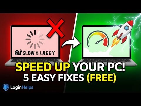 Stop the Lag! How to Make Your Windows PC 2x Faster 🚀✅ 5 Easy Ways to Speed Up PC or Laptop
