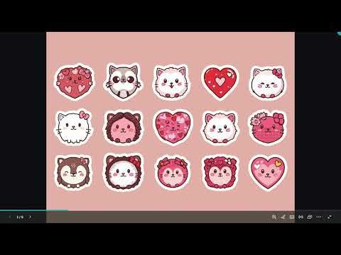 How to Create Stickers Using Canva AI and Chat GPT | Easy Beginner Tutorial #digitalproducts