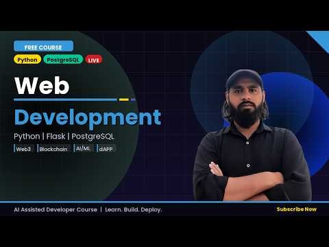 Free Web Development Course 2026 🚀 | AI Assisted Web Development with Python, Flask & PostgreSQL