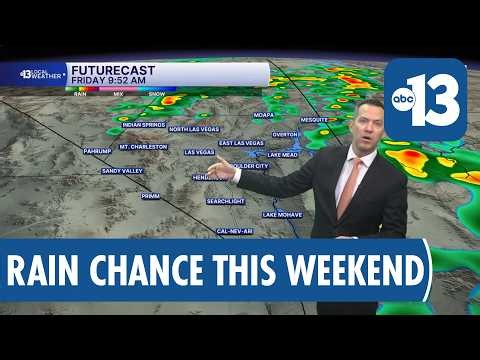 Las Vegas Weather: Rain Chance Over Next Few Days