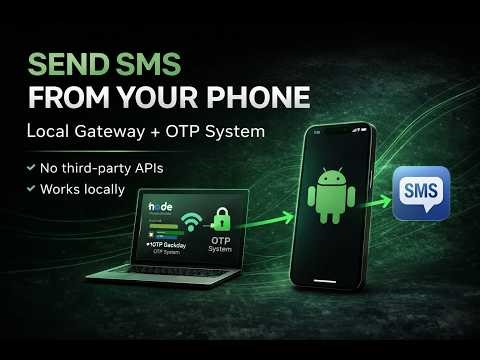 SEND SMS FROM YOUR PHONE (No API Needed • Works Offline)