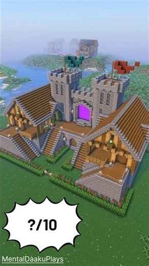 I Built The Ultimate Medieval Castle Base In Minecraft! 🏰 #shorts