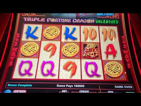 5-Coin Bent Diagonal Hit on $20 Max Bet | Triple Fortune Dragon Unleashed