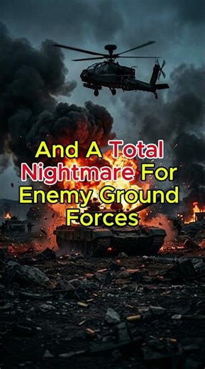 The Weapon That Shoots Where You Look AH 64 Apache 🚁💥 #Shorts #MilitaryTech #usa #airforce