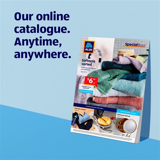 📰 Cotton on to our new catalogue: https://to.aldi.in/449LZaz Step into summer with fitness gear, clean up with bathroom refresh, and find bedtime bliss with bedroom essentials. | ALDI Australia