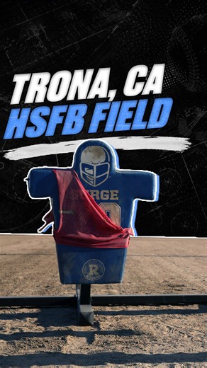 Trona High School in California has one of the most interesting football fields in America. It’s 1 of 2 fields made entirely out of sand And it’s an advantage for them