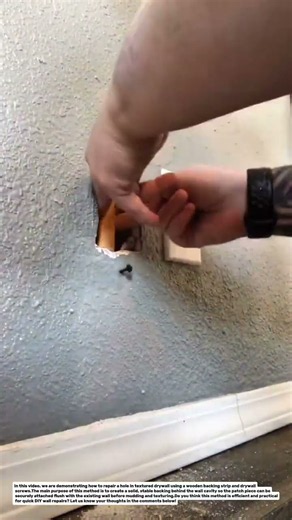 How to Fix a Drywall Hole Fast! Smart California Patch Backing Method.