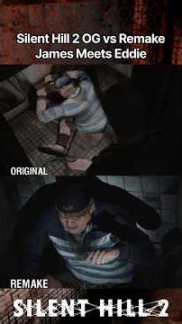 James meets Eddie in Silent Hill 2 OG vs Remake #silenthill #silenthill2 #gaming #shorts