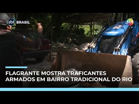 Perseguição, barricada e troca de tiros assustam moradores de Vila Isabel | #SBTBrasil