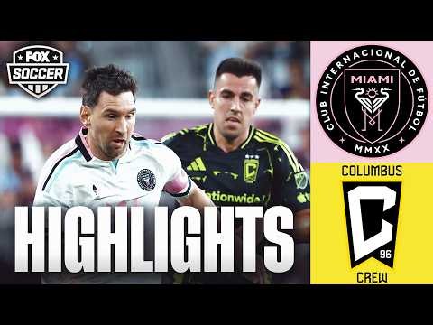 Lionel Messi, Inter Miami CF vs Columbus Crew Highlights ⚽️ FOX Soccer