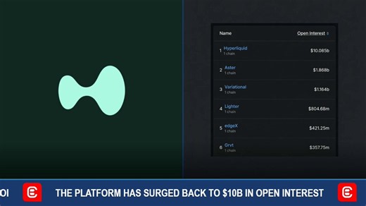 🚨HYPERLIQUID DOMINATES WITH ~61% OF ON-CHAIN PERP OI!The platform has surged back to $10B in open interest, controlling over 61% of the total on-chain perpetual futures market.Traders are choosing Hyperliquid.
