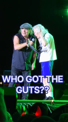 AC/DC’s Angus Young growls “BUT YOU AIN’T GOT THE GUTS” in Philadelphia! ⚡ #ACDC #AngusYoung