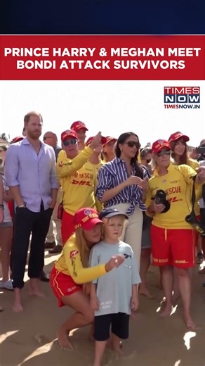 Prince Harry And Meghan Markle Meet Bondi Beach Massacre Survivors During Australia Visit #shorts