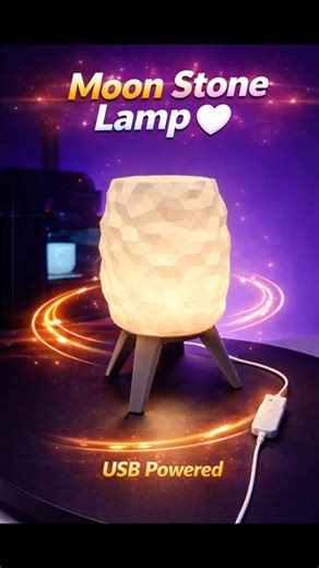 3D Printed Moon Light ✨ LED Lamp #3dprinting