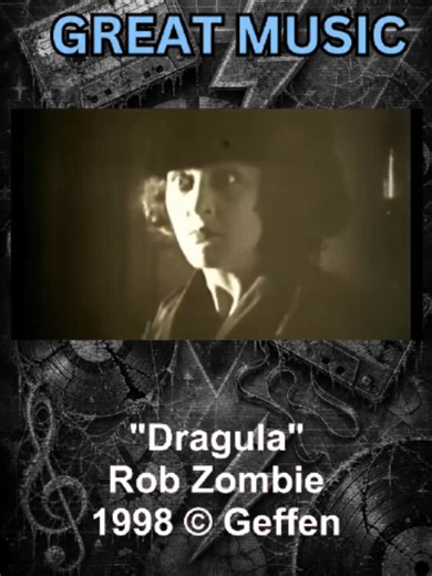 Dragula ~ Rob Zombie (1998) © Geffen #Nostalgia #TVShows #Commercials #Movies #Cartoons #ChildhoodMemories #Childhood #Boomer #Retro #GenX #Millenial #commonwealth #30s #40s #50s #60s #70s #80s #90s #00s #Dragula #RobZombie #1998