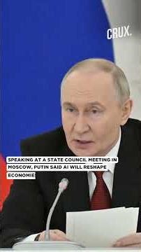 “Greatest Tech Breakthrough” Putin Wants Russia Ready For AI