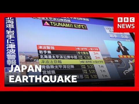Second, bigger tsunami may hit after earthquake off north-east coast, Japan says | BBC News