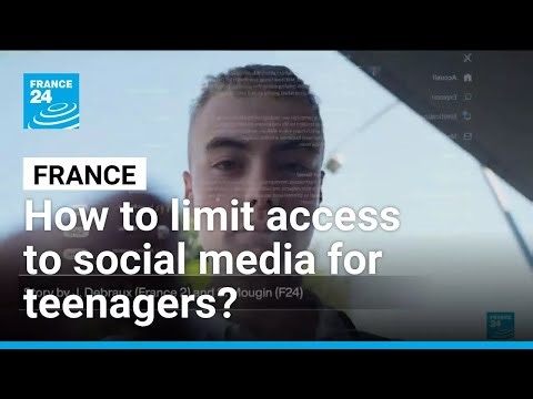 France proposes social media ban, following the Australian model for under-15s • FRANCE 24 English