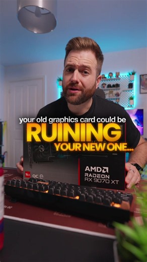 Your old graphics card could be RUINING your new one! Here’s how to fix it 🫡 #pc #pcbuild #gpu #gaming #pcgaming