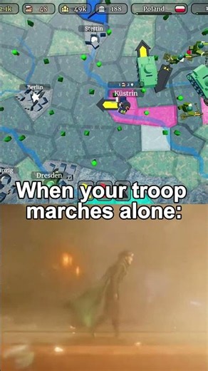 Carrying the front line alone 🗿 #conquertheworld #roblox #hoi4 #memes