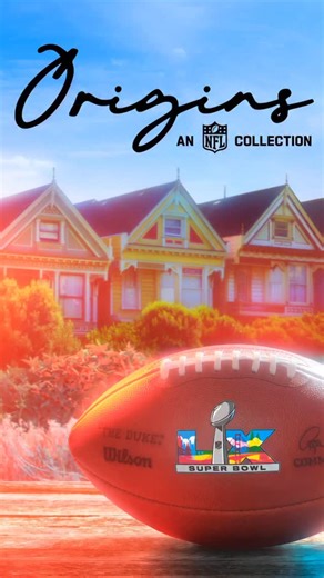 The first of our NFL Origins brands is Nostalgia (@enternostalgia). Bay Area to the world 🔥 The city shaped them, and vintage silhouettes inspired their Super Bowl Collection. Register for the 2/5 launch event at nfl.com/origins. Shop the line 2/6 on nflshop.com/origins | NFL