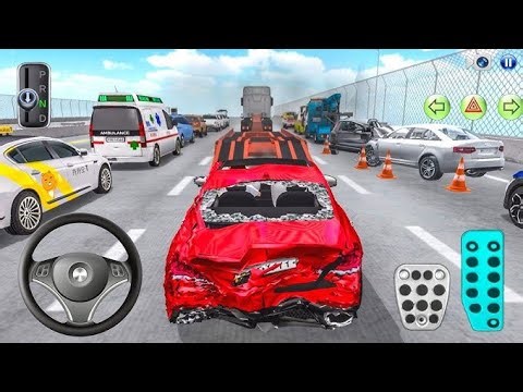 New Genesis G70 Car 🚗 Crash 😞 on Highway 🛣️_3D Driving Class_Ultra Graphics For Mobile Game
