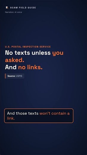 USPS Won't Text You a Link (Unless You Asked) #Shorts