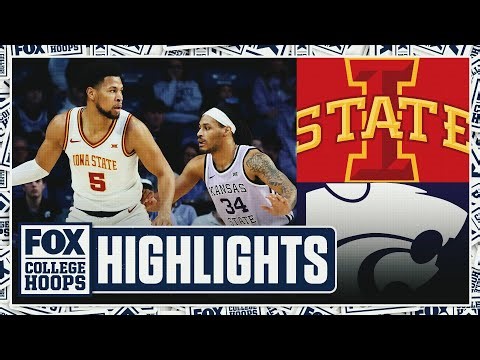 No. 8 Iowa State Cyclones vs. Kansas State Wildcats Highlights 🏀 FOX College Hoops