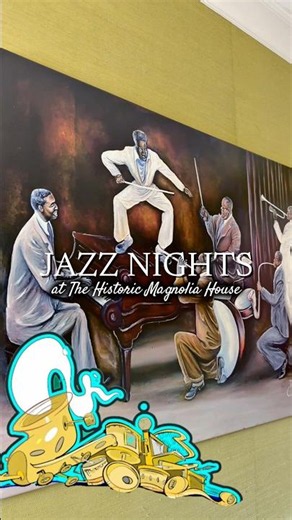 The spirit of jazz is alive at the Historic Magnolia House 🎷