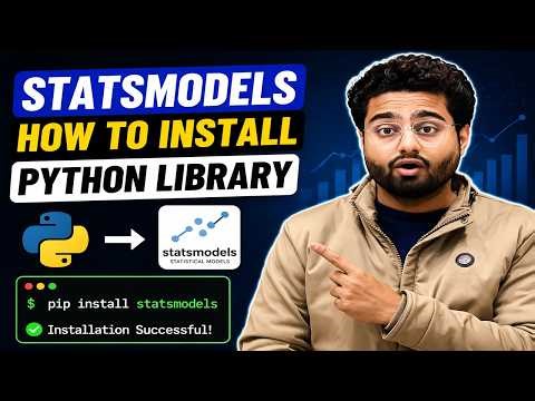 Statsmodels in Python | How to install statsmodels Python library