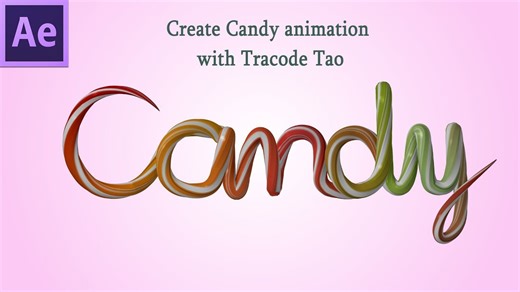 How to create candy cane by Trapcode Tao | After Effects tutorial - 29