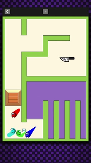 Among Us Square Race Battle#race#marblesrace#games#15