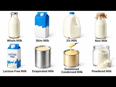 🤯 8 Types of Milk You Should Know About! | Milk Explained