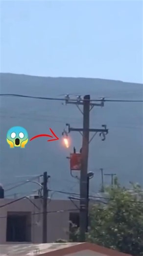 Arc Explosion on the transformer #shortfeed