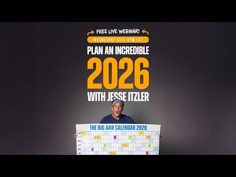 How to Plan an Incredible 2026 in 26 Minutes