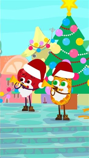 When Fruits Celebrate Christmas 🎁🎉 BabyTV