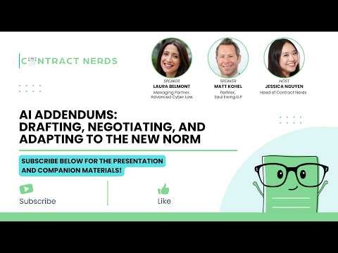 AI Addendums with Laura Belmont, Matt Kohel, and Jessica Nguyen