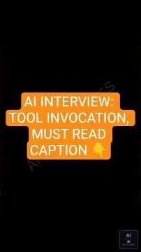 Ace Your AI Interview: Tool Invocation EXPLAINED Simply