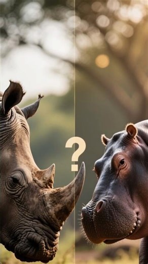 Rhino vs Hippo – The Clash of the Titans