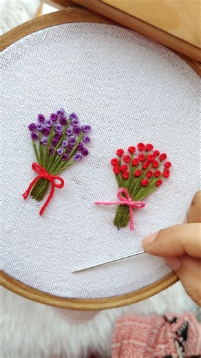 Beautiful embroidery design 😍🪡 #embroidery #diynstitch #handembroidery