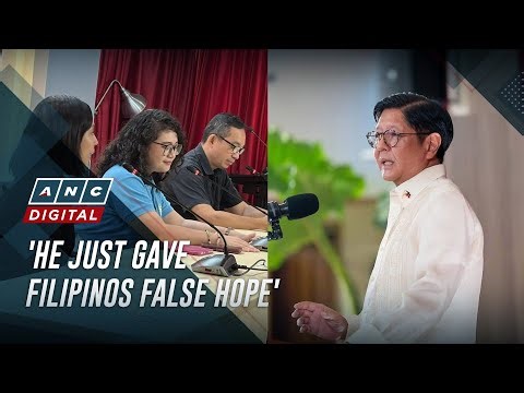 Makabayan bloc slams Marcos' 'broken promise' on flood control probe | ANC