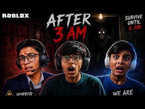 We are playing a horror game in Roblox 😱