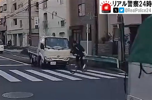 自転車が飛び出しトラックに轢かれるトラックの運転手さん『アレは、どうしようも無かった https://t.co/sZGytgIt62